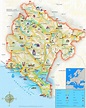 Montenegro sightseeing map - Ontheworldmap.com