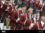 public parade of historical bavarian soldiers Stock Photo: 61962025 - Alamy