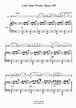 Piano Sheet Music Lied ohne Worte (Song Without Words), Opus 109 ...