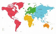 Continentes del mundo - Proyecto Mapamundi