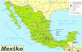 Karte Mexiko - Ungarn Karte