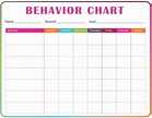 Pre-k Behavior Chart Template