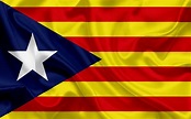 Download wallpapers Flag of Catalonia, Spain, Catalonia, red-yellow ...