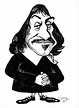 Rene Descartes, Caricature Photograph by Gary Brown