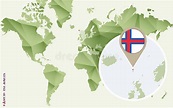 Infographic Para Faroe Island, Mapa Detallado De Faroe Island Con La ...