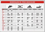 Tabela de Tamanhos de Tênis, Sapatos e Calçados em Geral (USA, UK, BR)