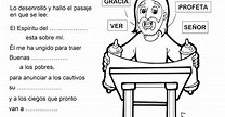 Jesús proclama su Misión Lc 4,17-19) - Educacion Religiosa