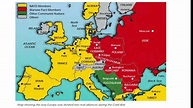 Map of NATO and Warsaw pact countries Class 12 Political Science ...