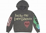 Kids See Ghosts Lucky Me Crewneck Sweatshirt Trench in 2021 | Hoodies ...