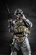 Soldado Americano Que Aponta Seu Rifle Foto de Stock - Imagem de homem ...