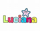 Moldes De Letras Nombre Luciana Para Imprimir - Dibujo de Luciana ...
