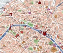 Mapas turísticos de París: Planos de metro, monumentos y distritos