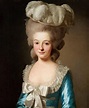 1780 French lady (called Mademoiselle de Bionville) by Alexander Roslin ...
