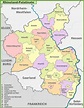 Administrative divisions map of Rhineland-Palatinate - Ontheworldmap.com