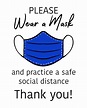 Please wear mask sign pdf - folderatila