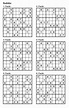 Pack n° 1 de 10 grilles de sudoku 9x9 / Niveau Facile