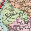 Salem County, New Jersey, 1905, Map, Cram, Pennsville, Penns Grove ...