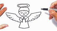 Imagen De Un Angel Animado Para Colorear - img-Abbey