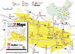 HuBei map | Map of HuBei Province China