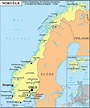 Carte de la Norvège - Norvège carte des villes, relief, politique...