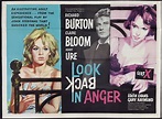 LOOK BACK IN ANGER (1959) Original Vintage Richard Burton UK Quad Film ...
