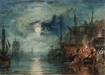 Shields, on the River Tyne. 1823. J.M.W. Turner Joseph Mallord William ...