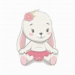 Premium Vector | Cute baby bunny cartoon illustration