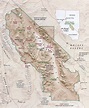 Death Valley National Park Map - Death Valley california • mappery