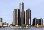 Renaissance Center in Detroit (USA) - a complex of seven high-rise ...