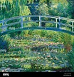 Monet, Seerosen. "Der Seerosenteich" von Claude Monet, Öl auf Leinwand ...