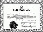🥰Free Printable Certificate of Birth Sample Template🥰 | Certificate Of ...