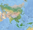 Map Of Asia Pictures Asia Continent Consists Of Many Countries ...