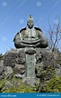 Minamoto No Yoritomo En El Parque Genjiyama, Kamakura, Prefectura De ...