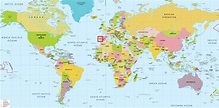 Portugal world map - Portugal on the world map (Southern Europe - Europe)