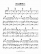 George Michael 'Round Here' Sheet Music & Chords | Printable Piano ...