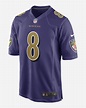 NFL Baltimore Ravens (Lamar Jackson) Men's Game Football Jersey. Nike.com