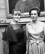 Young Camilla, Duchess of Cornwall and her mother Rosalind Shand Red