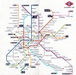Plano esquemático de Metro de Madrid (diciembre 1998) – Traspapelados