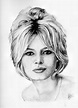 Brigitte Bardot | Celebrity drawings, Portrait drawing, Brigitte bardot