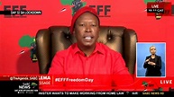Julius Malema currently delivering EFF 2020 Freedom Day message - YouTube