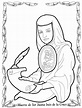 Pinto Dibujos: Sor Juana Inés de la Cruz para colorear