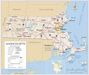 Map of the Commonwealth of Massachusetts, USA - Nations Online Project