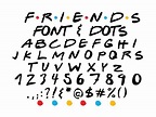 SVG Font, uses with Cricut and terms of use example for famous font | Friends font, Friends ...