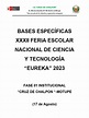 Bases de Eureka 2023 Fase Institucional | PDF
