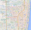 Boca Raton, Florida Map