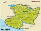 Mapa de Michoacan