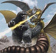 King Ghidorah Vs Godzilla And Mothra