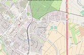 Karte von Friedrichsdorf :: Deutschland Breiten- und Längengrad ...