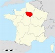 Carte de l'Île-de-France - Île-de-France carte des villes, reliefs ...