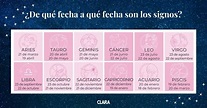 Fechas de los signos zodiacales y características de cada uno